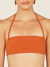 Carregar imagem no visualizador da galeria, Top Biquini Sardenha Laranja Ocre UV 50+