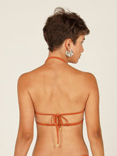 Carregar imagem no visualizador da galeria, Top Biquini Sardenha Laranja Ocre UV 50+