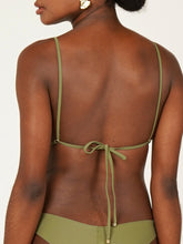 Carregar imagem no visualizador da galeria, Top Biquíni Seychelles Verde Alcaparra UV50+
