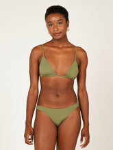 Carregar imagem no visualizador da galeria, Top Biquíni Seychelles Verde Alcaparra UV50+ - panou.br