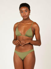 Carregar imagem no visualizador da galeria, Top Biquíni Seychelles Verde Alcaparra UV50+ - panou.br