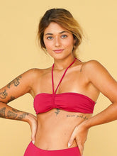 Carregar imagem no visualizador da galeria, Top Biquini Tenerife Rosa Cereja