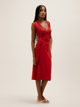 Carregar imagem no visualizador da galeria, Vestido Cachecouer Tóquio Vermelho UV +50 - panou.br