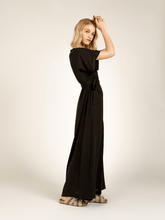 Carregar imagem no visualizador da galeria, Vestido Longo Sahy Preto - panou.br