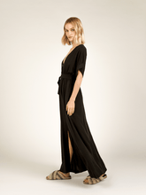 Carregar imagem no visualizador da galeria, Vestido Longo Sahy Preto - panou.br