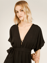 Carregar imagem no visualizador da galeria, Vestido Longo Sahy Preto - panou.br