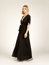 Carregar imagem no visualizador da galeria, Vestido Longo Sahy Preto - panou.br