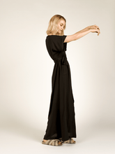 Carregar imagem no visualizador da galeria, Vestido Longo Sahy Preto - panou.br