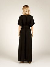 Carregar imagem no visualizador da galeria, Vestido Longo Sahy Preto - panou.br