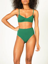 Carregar imagem no visualizador da galeria, Biquíni Búzios Verde Bandeira UV50+ - panou.br