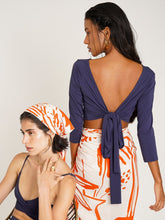 Carregar imagem no visualizador da galeria, Blusa Moscou UV +50 Marinho - panou.br