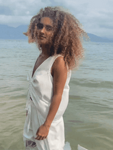 Carregar imagem no visualizador da galeria, Blusa Regata Isla - Off White - panou.br