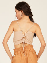 Carregar imagem no visualizador da galeria, Blusa Top Geribá - Caqui - panou.br