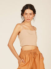 Carregar imagem no visualizador da galeria, Blusa Top Geribá - Caqui - panou.br