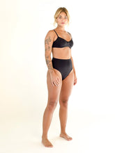 Carregar imagem no visualizador da galeria, Parte de Baixo Biquíni Búzios Preto UV 50+ - panou.br