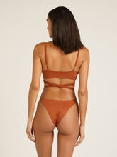 Carregar imagem no visualizador da galeria, Parte de Baixo Biquíni Canárias Marrom Camelo UV50+ - panou.br