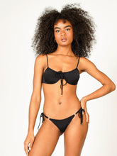 Carregar imagem no visualizador da galeria, Parte de Baixo Biquíni Curaçao Preto UV 50+ - panou.br