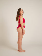 Carregar imagem no visualizador da galeria, Parte de Baixo Biquini Fiji Rosa Cereja UV50+ - panou.br