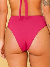 Carregar imagem no visualizador da galeria, Parte de Baixo Biquini Fiji Rosa Cereja UV50+ - panou.br