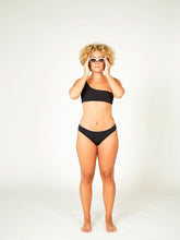 Carregar imagem no visualizador da galeria, Parte de Baixo Biquíni St Marten Preto UV 50+ - panou.br