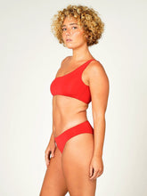 Carregar imagem no visualizador da galeria, Parte de Baixo Biquíni St Marten Vermelho UV 50+ - panou.br