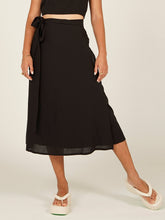 Carregar imagem no visualizador da galeria, Saia Anguilla Preto - panou.br