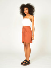 Carregar imagem no visualizador da galeria, Saia Pareô Bodrum Camelo UV 50+ - panou.br