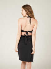 Carregar imagem no visualizador da galeria, Saia Pareô Bodrum Preta (proteção UV 50+) - panou.br