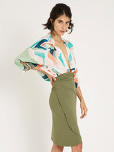 Carregar imagem no visualizador da galeria, Saia Pareô Bodrum Verde (proteção UV 50+) - panou.br