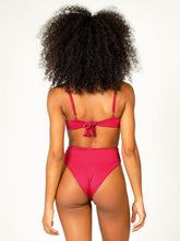 Carregar imagem no visualizador da galeria, Top Biquíni Belize Rosa Cereja UV 50+ - panou.br