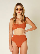 Carregar imagem no visualizador da galeria, Top Biquíni Búzios Laranja Ocre UV 50+ - panou.br