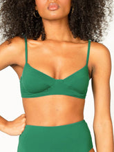 Carregar imagem no visualizador da galeria, Top Biquíni Búzios Verde Bandeira UV 50+ - panou.br