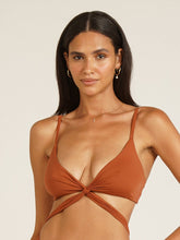 Carregar imagem no visualizador da galeria, Top Biquíni Canárias Marrom Camelo UV50+ - panou.br