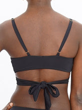 Carregar imagem no visualizador da galeria, Top Biquini Canárias Preto - panou.br