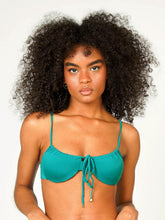 Carregar imagem no visualizador da galeria, Top Biquíni Curaçao Petróleo UV 50+ - panou.br