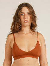 Carregar imagem no visualizador da galeria, Top Biquíni Galápagos Marrom Camelo UV 50+ - panou.br