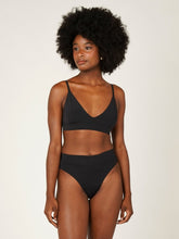 Carregar imagem no visualizador da galeria, Top Biquíni Galápagos Preto UV 50+ - panou.br