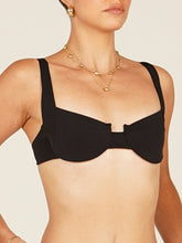 Carregar imagem no visualizador da galeria, Top Biquíni Ibiza - Preto UV 50+ - panou.br