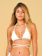 Carregar imagem no visualizador da galeria, Top Biquíni Paraty - Off White UV 50+ - panou.br