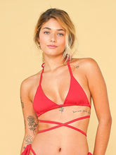 Carregar imagem no visualizador da galeria, Top Biquíni Paraty - Vermelho UV 50+ - panou.br