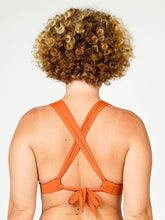 Carregar imagem no visualizador da galeria, Top Biquíni Santorini Laranja Ocre UV50+ - panou.br