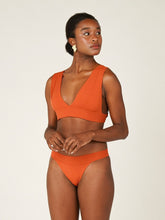 Carregar imagem no visualizador da galeria, Top Biquíni Santorini Laranja Ocre UV50+ - panou.br