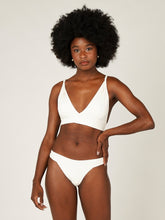 Carregar imagem no visualizador da galeria, Top Biquíni Santorini Off White UV50+ - panou.br