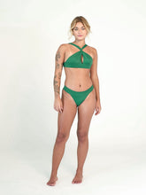 Carregar imagem no visualizador da galeria, Top Biquíni Santorini Verde Bandeira UV50+ - panou.br