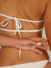 Carregar imagem no visualizador da galeria, Top Biquini Sardenha - Off White UV 50+ - panou.br