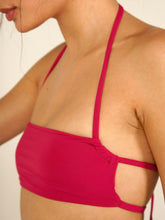 Carregar imagem no visualizador da galeria, Top Biquini Sardenha Rosa Cereja UV 50+ - panou.br