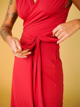 Carregar imagem no visualizador da galeria, Vestido Cachecouer Tóquio Vermelho UV +50 - panou.br