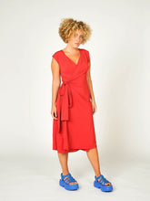 Carregar imagem no visualizador da galeria, Vestido Cachecouer Tóquio Vermelho UV +50 - panou.br