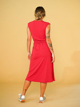 Carregar imagem no visualizador da galeria, Vestido Cachecouer Tóquio Vermelho UV +50 - panou.br