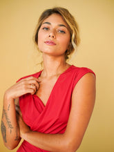 Carregar imagem no visualizador da galeria, Vestido Cachecouer Tóquio Vermelho UV +50 - panou.br